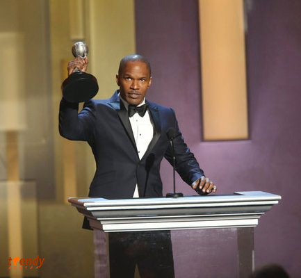 Jamie Foxx winner Entertainer of the Year - Photo by Jesse Grant