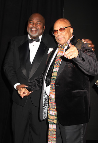 AAFCA co-founder Gil Roberston and Quincy Jones