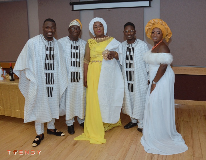 Funmi Adeyemo and family
