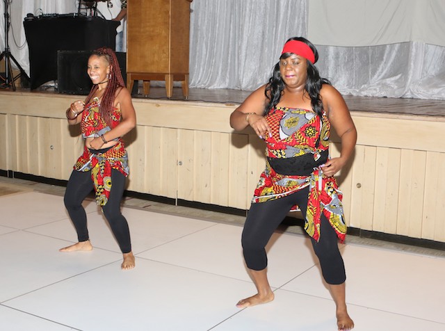 Entertainment included a traditional Congolese dance 