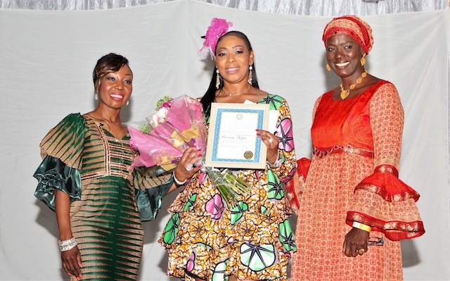 Monalisa Okojie  (middle) is recognized for her impact in the community