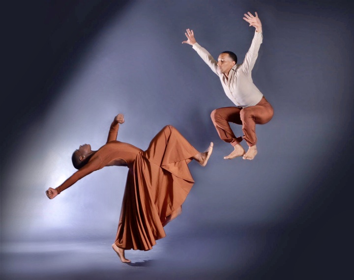 DBDT dancers Lailah LaRose and Charles Michael Patterson in "Beams From Heaven." Photograph by Brian Guilliaux