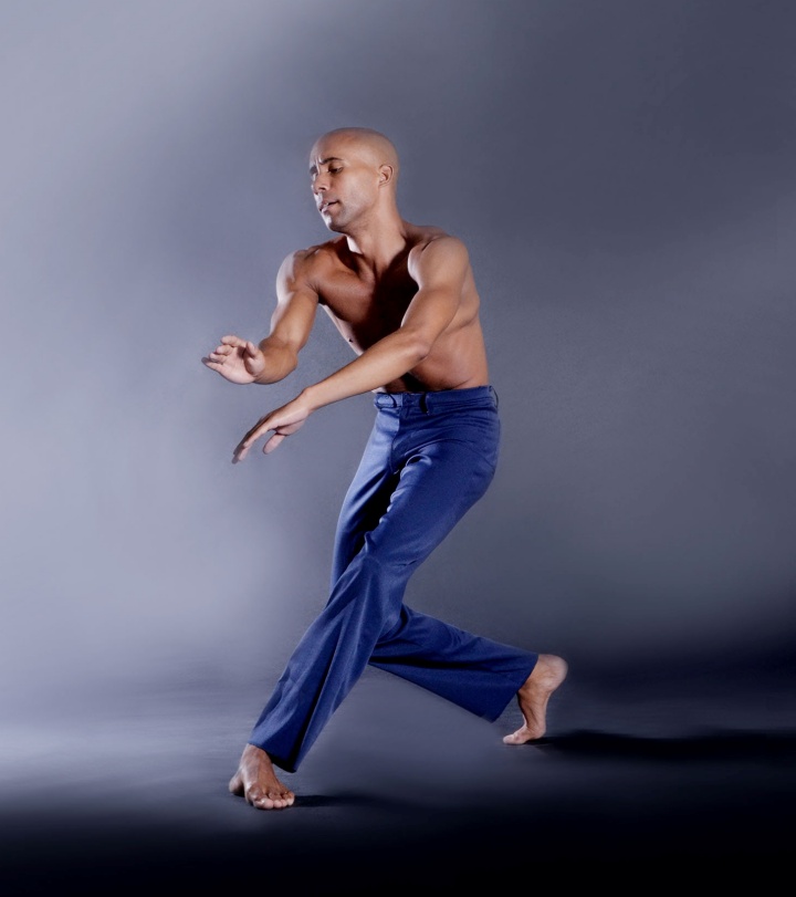 DBDT dancer Sean J. Smith dancing "Reflections in D" in photograph by Brian Guilliaux.