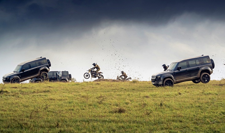 Land Rover Defender in James Bond 'No time to die'