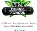 NEA ANNOUNCES SMS VOTING CAMPAIGN IN NIGERIA 