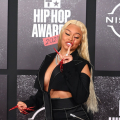 ATLANTA, GEORGIA - OCTOBER 01: Latto attends the 2021 BET Hip Hop Awards at Cobb Energy Performing Arts Centre on October 01, 2021 in Atlanta, Georgia. (Photo by Paras Griffin/Getty Images for BET)