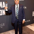 LOS ANGELES, CALIFORNIA - DECEMBER 05: Honoree Berry Gordy poses with the "Icon Award" in the press room during Critics Choice Association's 5th Annual Celebration Of Black Cinema & Television at Fairmont Century Plaza on December 05, 2022 in Los Angeles, California. (Photo by Matt Winkelmeyer/Getty Images for Critics Choice Association)