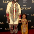 HOLLYWOOD, CALIFORNIA - JULY 09: Lance Gross (L) and Berkeley Brynn Gross attend the World Premiere of Disney's "THE LION KING" at the Dolby Theatre on July 09, 2019 in Hollywood, California. (Photo by Jesse Grant/Getty Images for Disney)