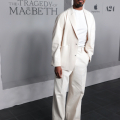 LOS ANGELES, CA - DECEMBER 16: Corey Hawkins attends the World Premiere of Apple and A24's "The Tragedy of Macbeth" at The Directors Guild of America. "The Tragedy of Macbeth" will premiere in select theaters on December 25 and globally on Apple TV+ January 14, 2022.
