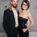 LOS ANGELES, CA - DECEMBER 16: Andre Hyland and Daniella Pineda attend the World Premiere of Apple and A24's "The Tragedy of Macbeth" at The Directors Guild of America. "The Tragedy of Macbeth" will premiere in select theaters on December 25 and globally on Apple TV+ January 14, 2022.
