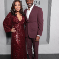 LOS ANGELES, CA - DECEMBER 16: Aonika Laurent and Sean Patrick Thomas attend the World Premiere of Apple and A24's "The Tragedy of Macbeth" at The Directors Guild of America. "The Tragedy of Macbeth" will premiere in select theaters on December 25 and globally on Apple TV+ January 14, 2022.