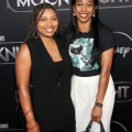 LOS ANGELES, CALIFORNIA - MARCH 22: (L-R) Nijla Mumin and Danielle Iman attend the Moon Knight Los Angeles Special Launch Event at the El Capitan Theatre in Hollywood, California on March 22, 2022. (Photo by Jesse Grant/Getty Images for Disney)