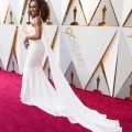 Janet Mock arrives on the red carpet of The 90th Oscars&reg; at the Dolby&reg; Theatre in Hollywood, CA on Sunday, March 4, 2018.