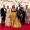 Michael B. Jordan, Letitia Wright, Danai Gurira, Winston Duke, Zinzi Evans, and Ryan Coogler arrive on the red carpet of The 91st Oscars® at the Dolby® Theatre in Hollywood, CA on Sunday, February 24, 2019.