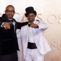 Clarence Maclin and Divine G arrive on the red carpet of the 97th Oscars® at the Dolby® Theatre at Ovation Hollywood on Sunday, March 2, 2025.