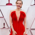 Oscar® nominee Amanda Seyfried arrives on the red carpet of The 93rd Oscars® at Union Station in Los Angeles, CA on Sunday, April 25, 2021.