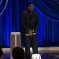 Daniel Kaluuya accepts the Oscar® for Best Actor in a Supprting Role during the live ABC Telecast of The 93rd Oscars® at Union Station in Los Angeles, CA on Sunday, April 25, 2021.