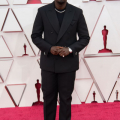 Oscar® nominee Daniel Kaluuya arrives on the red carpet of The 93rd Oscars® at Union Station in Los Angeles, CA on Sunday, April 25, 2021.