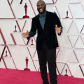 Gene Hersholt Award winner Tyler Perry arrives on the red carpet of The 93rd Oscars® at Union Station in Los Angeles, CA on Sunday, April 25, 2021.