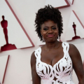 Oscar® nominee Viola Davis arrives on the red carpet of The 93rd Oscars® at Union Station in Los Angeles, CA on Sunday, April 25, 2021.