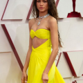 Zendaya arrives on the red carpet of The 93rd Oscars® at Union Station in Los Angeles, CA on Sunday, April 25, 2021.