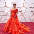 Oscar® nominee Aunjanue Ellis arrives on the red carpet of the 94th Oscars® at the Dolby Theatre at the Ovation Hollywood in Los Angeles, CA, on Sunday, March 27, 2022.