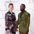 Jessica Oyelowo and David Oyelowo arrive on the red carpet of the 94th Oscars® at the Dolby Theatre at Ovation Hollywood in Los Angeles, CA, on Sunday, March 27, 2022.