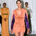 Model walks the runway in a Washington Roberts Fall 2010 outfit, during his fashion show at Coolture Showroom on May 27, 2010.
