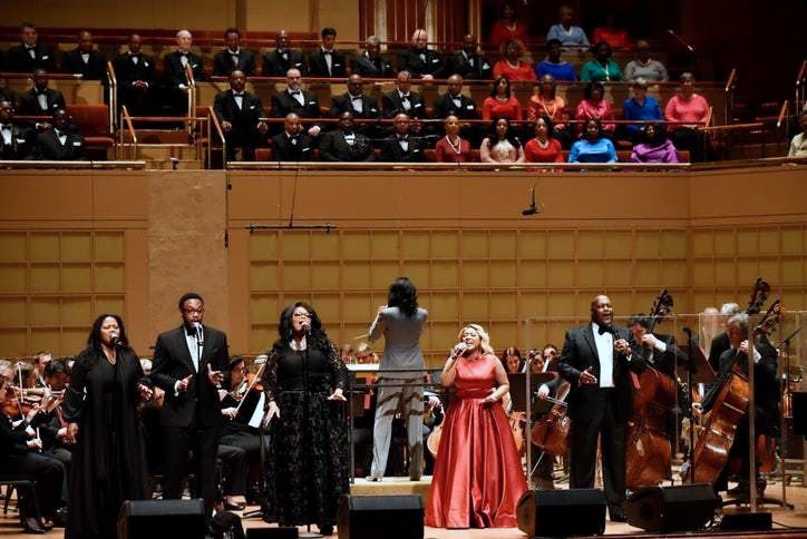 Project Unity and the Dallas Symphony Orchestra. Photograph courtesy of Dallas Symphony Orchestra