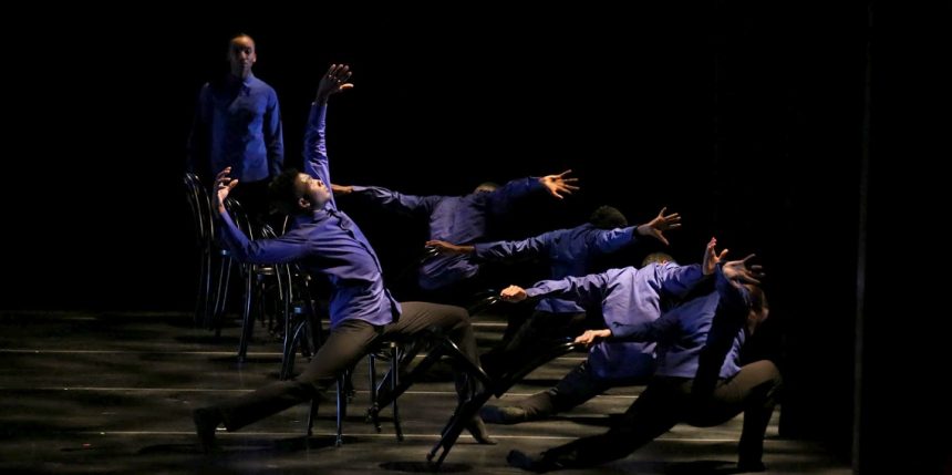 DBDT: Encore! dancing Mirror of the Effigy choreographed by My'Kal J. Stomile. Photograph by Amitava Sarkar